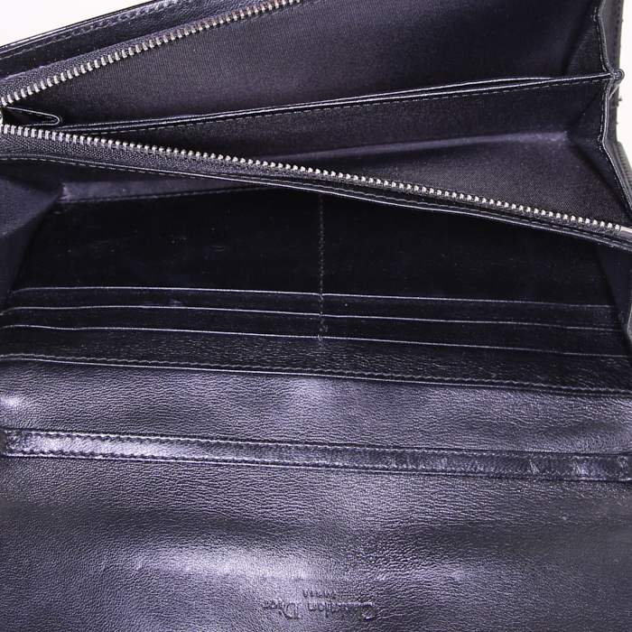 Dior wallet in black leather cannage - Detail D2