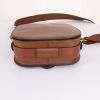 Ralph Lauren small model shoulder bag in brown leather - Detail D4 thumbnail