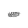 Flexible Dior Gourmette small model ring in white gold and diamonds - 00pp thumbnail