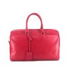 Saint Laurent Duffle handbag in fushia pink leather - 360 thumbnail