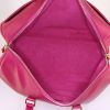Saint Laurent Duffle handbag in fushia pink leather - Detail D3 thumbnail