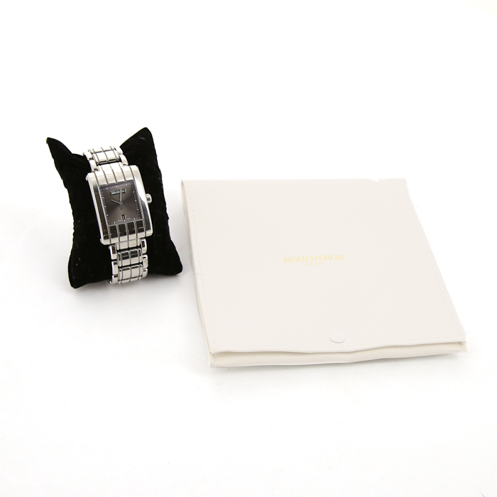 Reloj Boucheron Reflet  modelo grande de acero Circa  2000