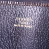 Bolsa de viaje Hermès Vintage Airport en cuero Fjord negro y color oro - Detail D3 thumbnail