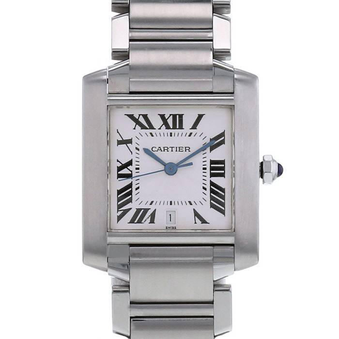 Cartier Tank Française watch in stainless steel Ref:  2302 Circa  2000 - 00pp