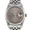 Rolex Datejust watch in stainless steel and white gold 14k Ref:  1601 Circa  1972 - 00pp thumbnail