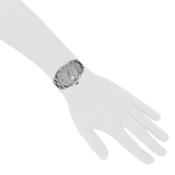 Rolex Oyster Date Precision watch in stainless steel Ref:  6694 Circa  1978 - Detail D1