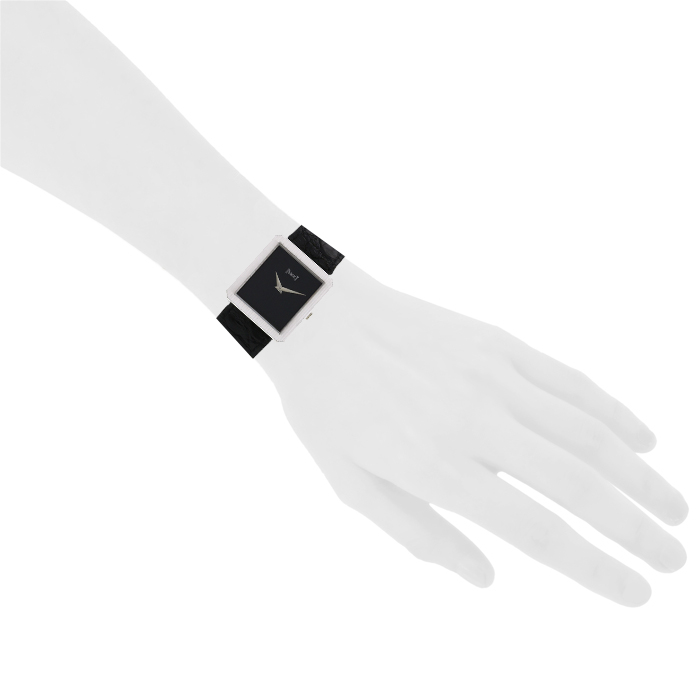 Montre Piaget en or blanc Vers 1970 - Detail D1