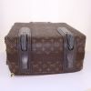 Louis Vuitton Pegase soft suitcase in brown monogram canvas and natural leather - Detail D4 thumbnail