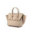 Celine Tie Bag small model handbag in cream color grained leather - 00pp thumbnail