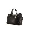Prada Shopping shoulder bag in black leather - 00pp thumbnail