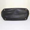 Prada Shopping shoulder bag in black leather - Detail D5 thumbnail