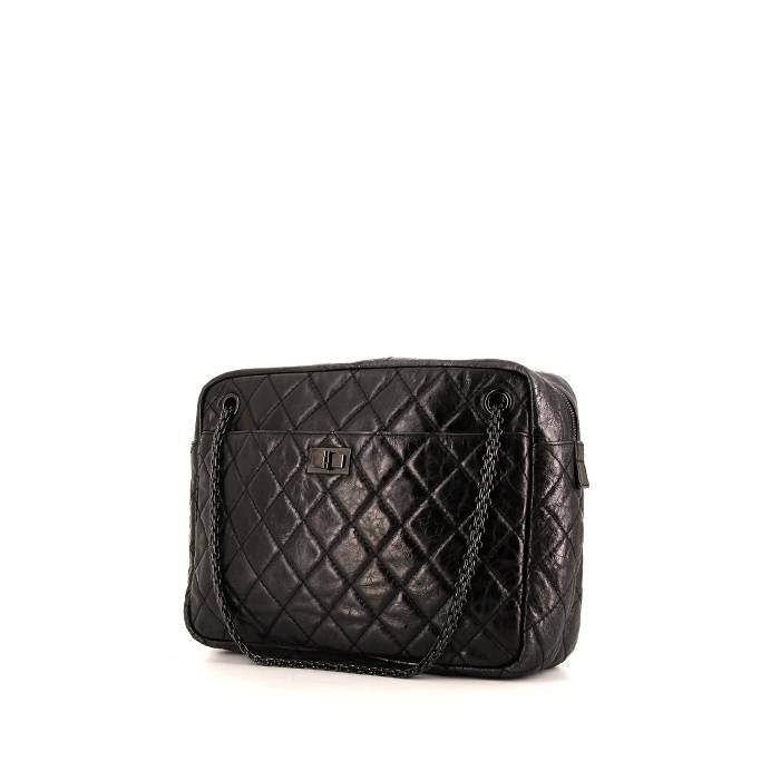The Coveted Chanel Timeless 23cm Shoulder bag in black quilted lambskin, SHW