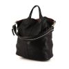 Givenchy Nightingale shopping bag in black grained leather - 00pp thumbnail