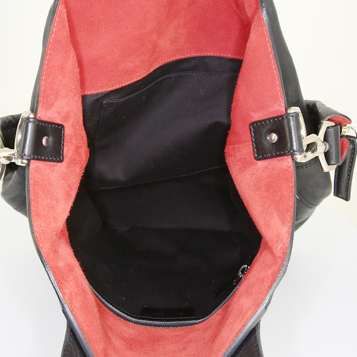 Givenchy Nightingale shopping bag in black grained leather - Detail D3