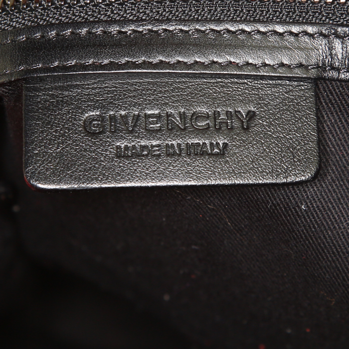Givenchy Nightingale shopping bag in black grained leather - Detail D4