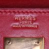 Hermes Kelly 32 cm handbag in red box leather - Detail D4 thumbnail