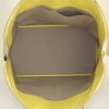 Borsa da viaggio Hermes Bolide - Travel Bag in pelle Epsom giallo Lime e tela di lino - Detail D2 thumbnail