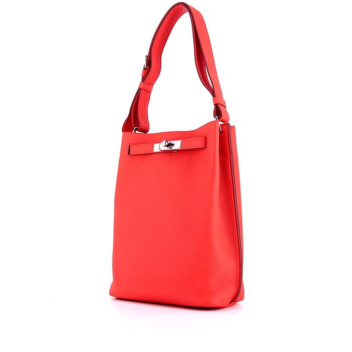 Hermes Constance Bag In Geranium Red