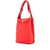 Bolso bandolera Hermès So Kelly en cuero togo rojo Geranium - 00pp thumbnail
