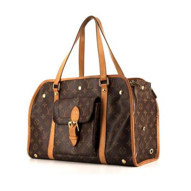 Bolso Louis Vuitton Baxter modelo grande en lona Monogram y cuero natural
