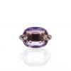 Pomellato Pin Up ring in pink gold,  amethyst and sapphires and in amethyst - 360 thumbnail