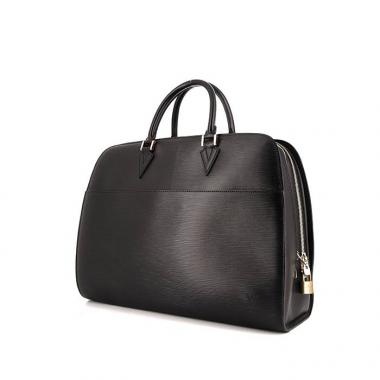 Louis Vuitton briefcase in black epi leather
