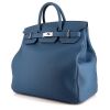 Hermes Haut à Courroies weekend bag in blue togo leather - 00pp thumbnail