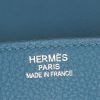 Bolso de fin de semana Hermes Haut à Courroies en cuero togo azul - Detail D3 thumbnail