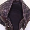 Louis Vuitton Manon medium model handbag in brown linen canvas and brown leather - Detail D2 thumbnail