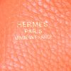 Sac cabas Hermes Double Sens en cuir togo rouge et orange - Detail D4 thumbnail
