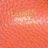 Hermes Double Sens shopping bag in pink and gold togo leather - Detail D4 thumbnail