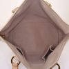 Louis Vuitton Saleya handbag in azur damier canvas and natural leather - Detail D2 thumbnail