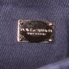 Borsa a tracolla Dolce & Gabbana in tela cerata leopardata e pelle nera - Detail D4 thumbnail