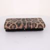 Sac bandoulière Dolce & Gabbana en toile enduite léopard et cuir noir - Detail D5 thumbnail