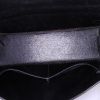 Hermes Kelly 32 cm handbag in black ostrich leather - Detail D3 thumbnail