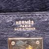 Sac à main Hermes Kelly 32 cm en autruche noire - Detail D4 thumbnail