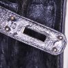 Hermes Kelly 32 cm handbag in black ostrich leather - Detail D5 thumbnail