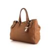 Prada shopping bag in brown leather - 00pp thumbnail
