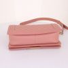 Chanel Boy shoulder bag in powder pink quilted grained leather - Detail D5 thumbnail