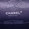 Chanel 2.55 shoulder bag in dark blue quilted leather - Detail D4 thumbnail
