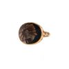 Pomellato Arabesques ring in pink gold and smoked quartz - 00pp thumbnail