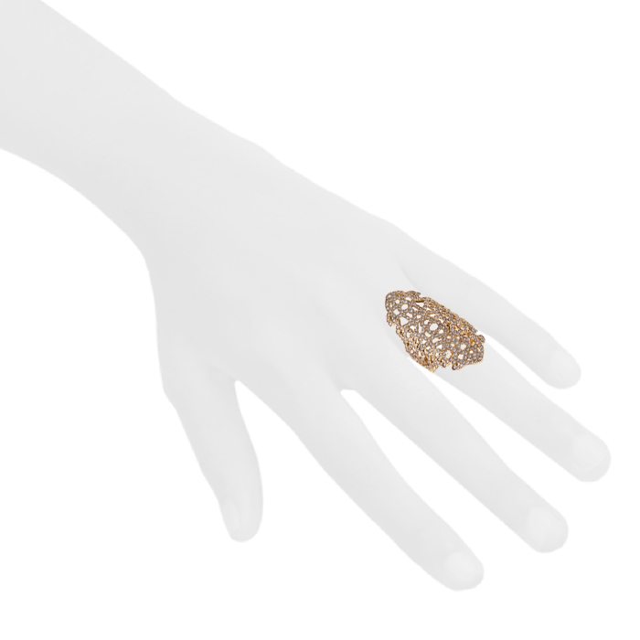 Anello Repossi Maure in oro rosa e diamanti - Detail D1