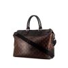 Louis Vuitton Greenwich small model travel bag in monogram canvas and black leather - 00pp thumbnail