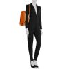 Zaino Louis Vuitton Gobelins - Backpack in pelle Epi gialla - Detail D1 thumbnail