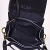 Jerome Dreyfuss Nicolas shoulder bag in black leather - Detail D2 thumbnail