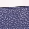 Celine Phantom handbag in navy blue grained leather - Detail D3 thumbnail