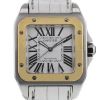 Cartier Santos-100 watch in gold and stainless steel Ref:  2656 Circa  2007 - 00pp thumbnail