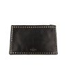 Valentino Garavani Rockstud pouch in black leather - 360 thumbnail