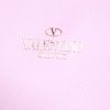 Billetera Valentino Garavani Rockstud en cuero rosa pálido - Detail D3 thumbnail