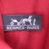 Bolso Cabás Hermes Toto Bag - Shop Bag en lona roja - Detail D4 thumbnail